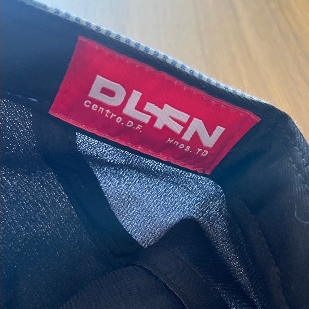 DLFN Gray Striped 5-Panel Cap - Picture 3 of 4